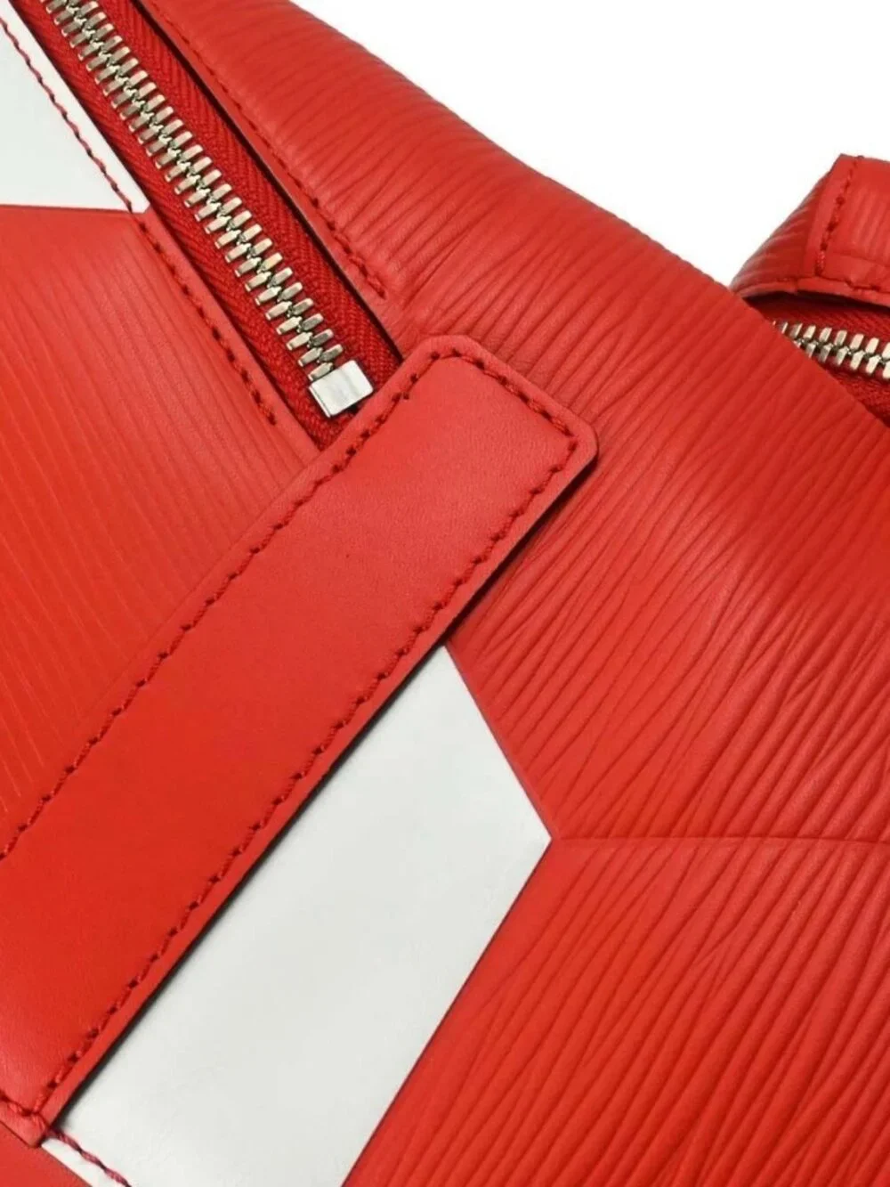 Louis Vuitton Red White Epi Apollo